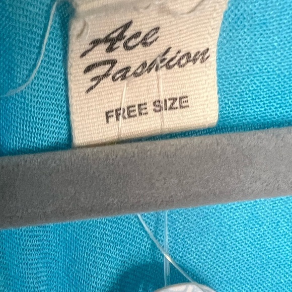 286. Ace Fashion Print Umbrella Multicolor Sleeveless Dress O/S - Picture 6 of 8